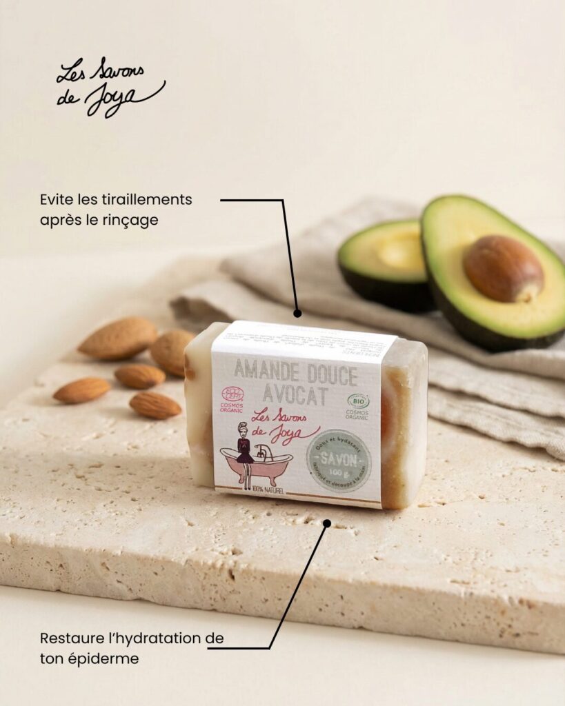 savon amande douce et avocat - Les Savons de Joya
