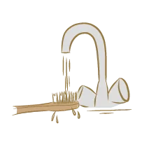 Rincez ensuite la brosse dès que vous sentez que votre bouche est propre et laissez sécher votre brosse à dents zéro déchet à l’air libre. Si vous le souhaitez, vous pouvez la ranger dans un porte-brosse à dents ouvert qui ne retient pas l’eau.