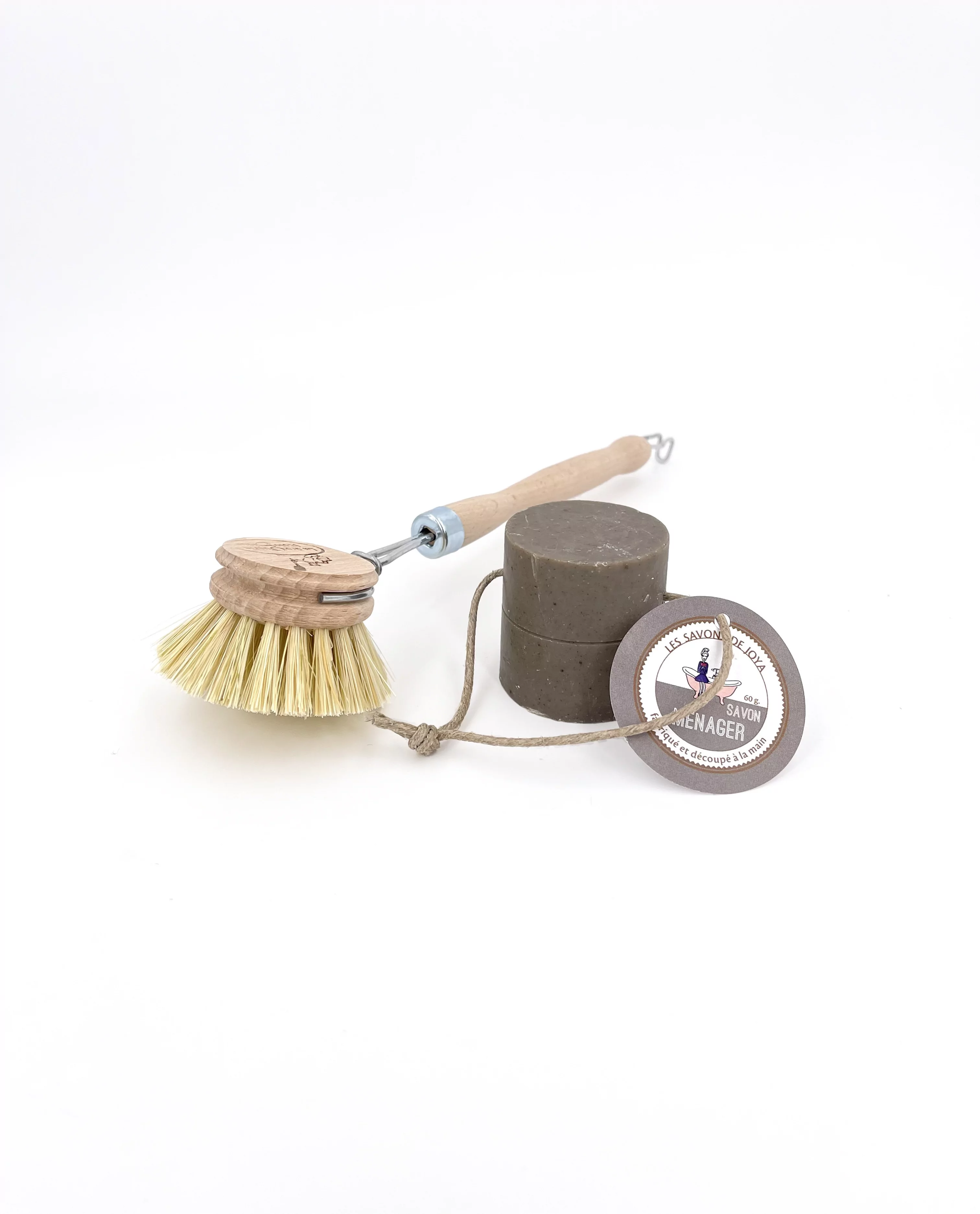Brosse vaisselle à manche