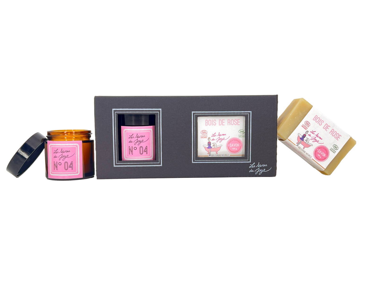 COFFRET BOUGIE - Bois de rose