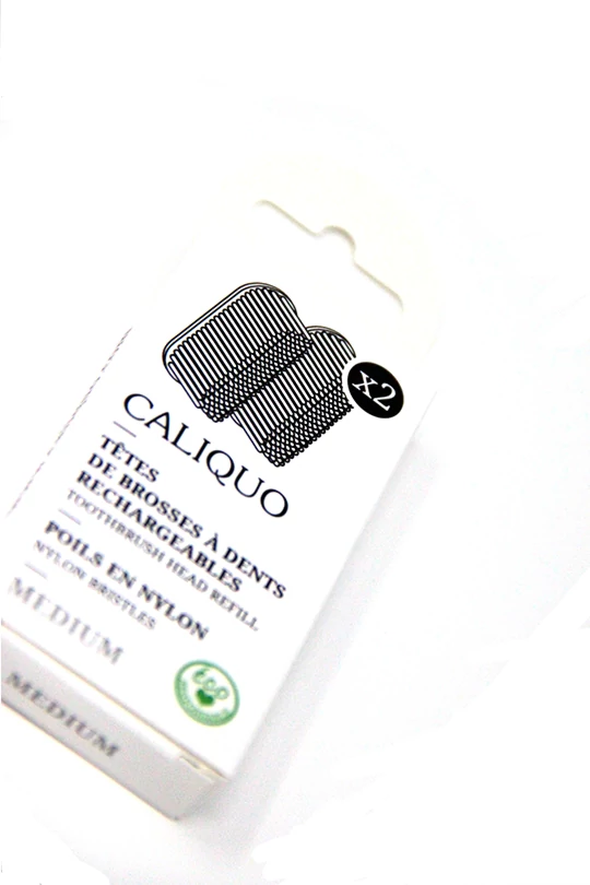 Pack de 2 recharges pour brosse à dents Caliquo