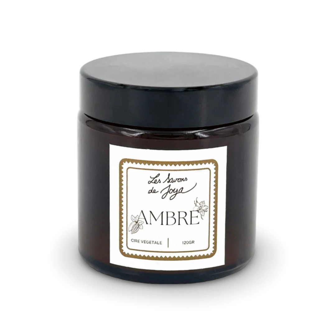 Bougie ambre Les Savons de Joya.