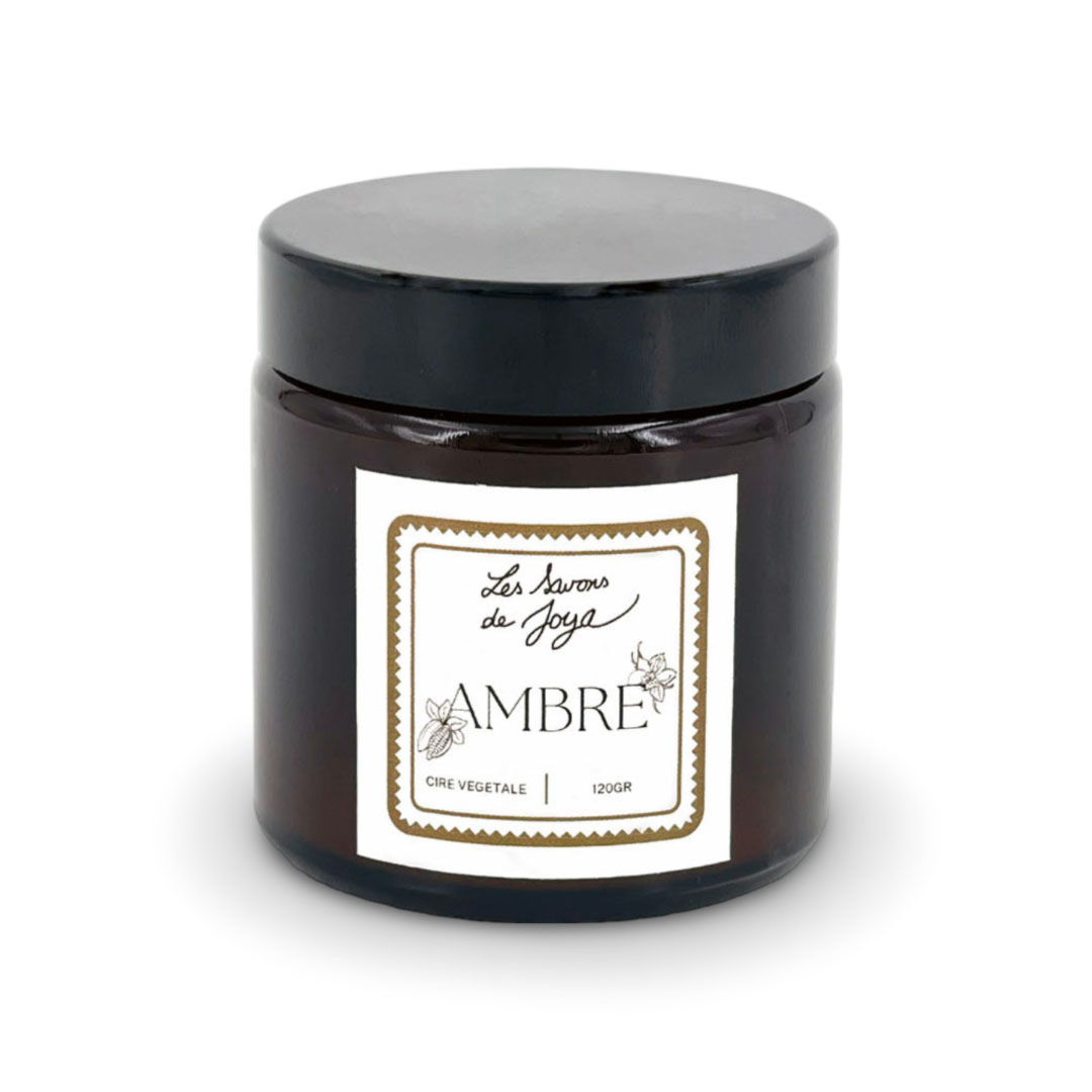 Bougie ambre Les Savons de Joya.