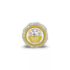 Recharge boite dentifrice solide au citron et romarin de 40 grammes.
