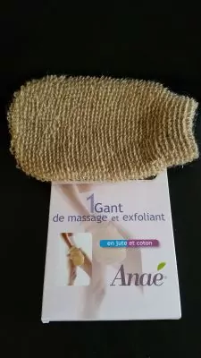 Gant massant et exfoliant - Jute et coton