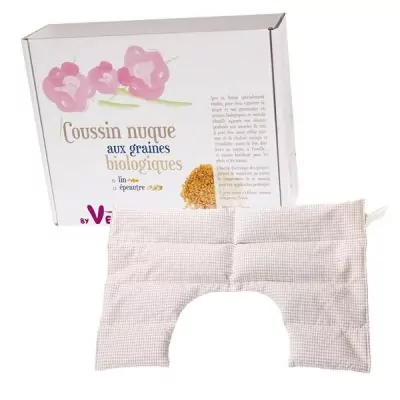 Coussin chauffant nuque - Graines d'épautre bio