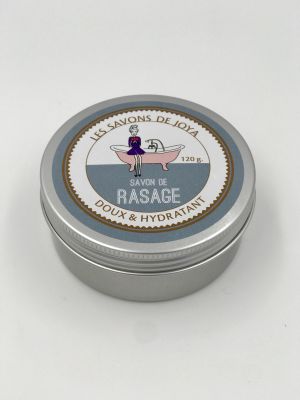 Savon de rasage dans sa boîte 