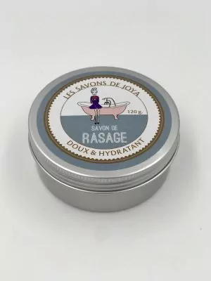 Savon de rasage dans sa boîte 