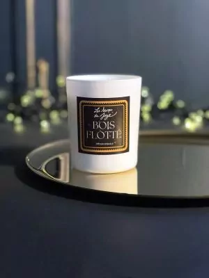 Bougie de Noël Bois Flotté