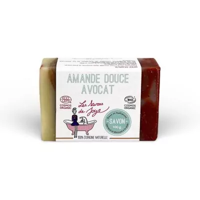 Savon amande douce avocat de 100 grammes et 100% d'origine naturelle.