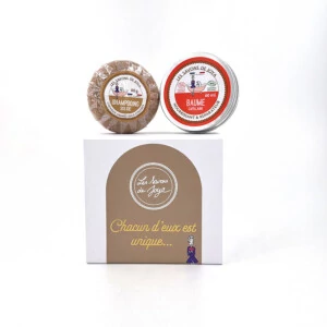  Coffret soin nourrissant : shampooing et baume capillaire