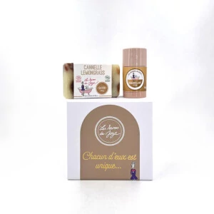 Coffret routine du soir : savon et démaquillant