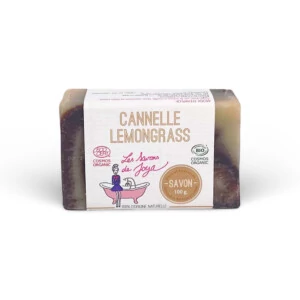 Savon cannelle lemongrass de 100 grammes et 100% d'origine naturelle.
