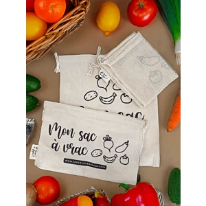 3 Pochons à fruits et légumes