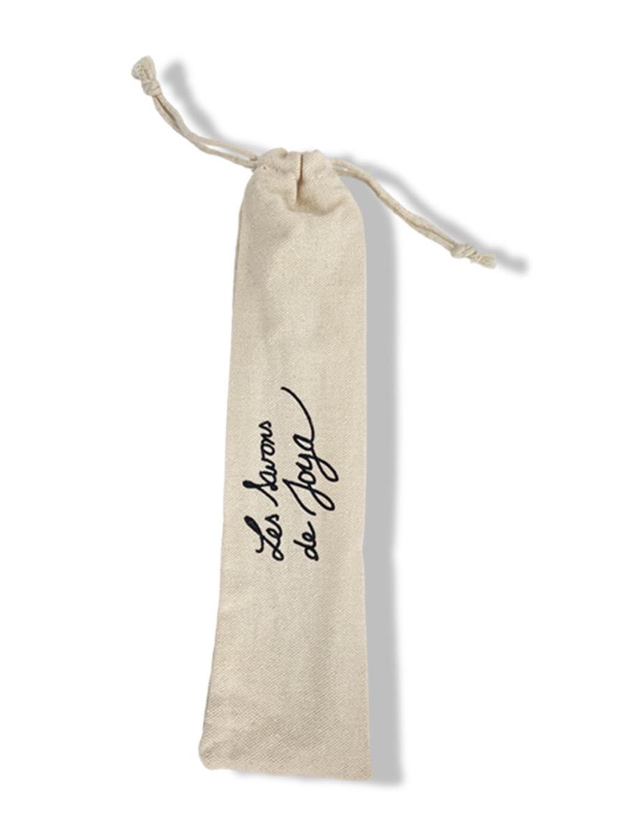 Lot de 4 Pailles coudées en inox avec goupillon