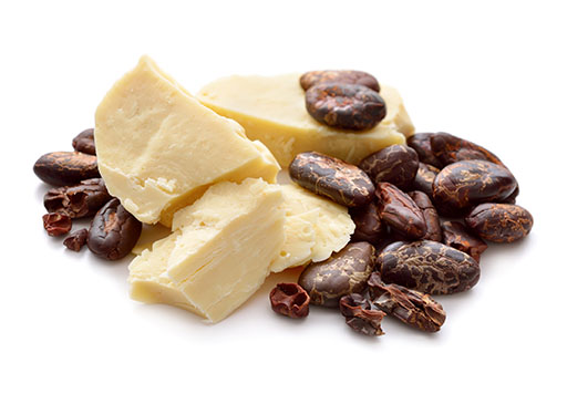 Theobroma cacao seed butter ou beurre vegetal de cacao bio