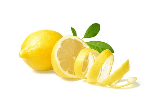 Les zestes de citron bio ou 