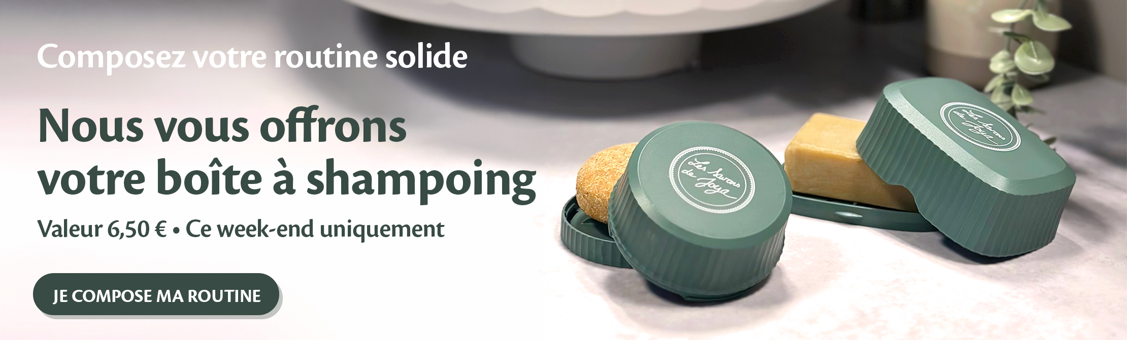 Boîte à shampooing OFFERTE